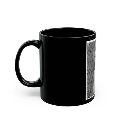 Barbara Nichols #462 (Vintage Female Icon) Black Coffee Mug - Go Mug Yourself