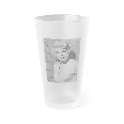 Barbara Nichols #462 (Vintage Female Icon) Frosted Pint Glass 16oz-16oz-Frosted-Go Mug Yourself