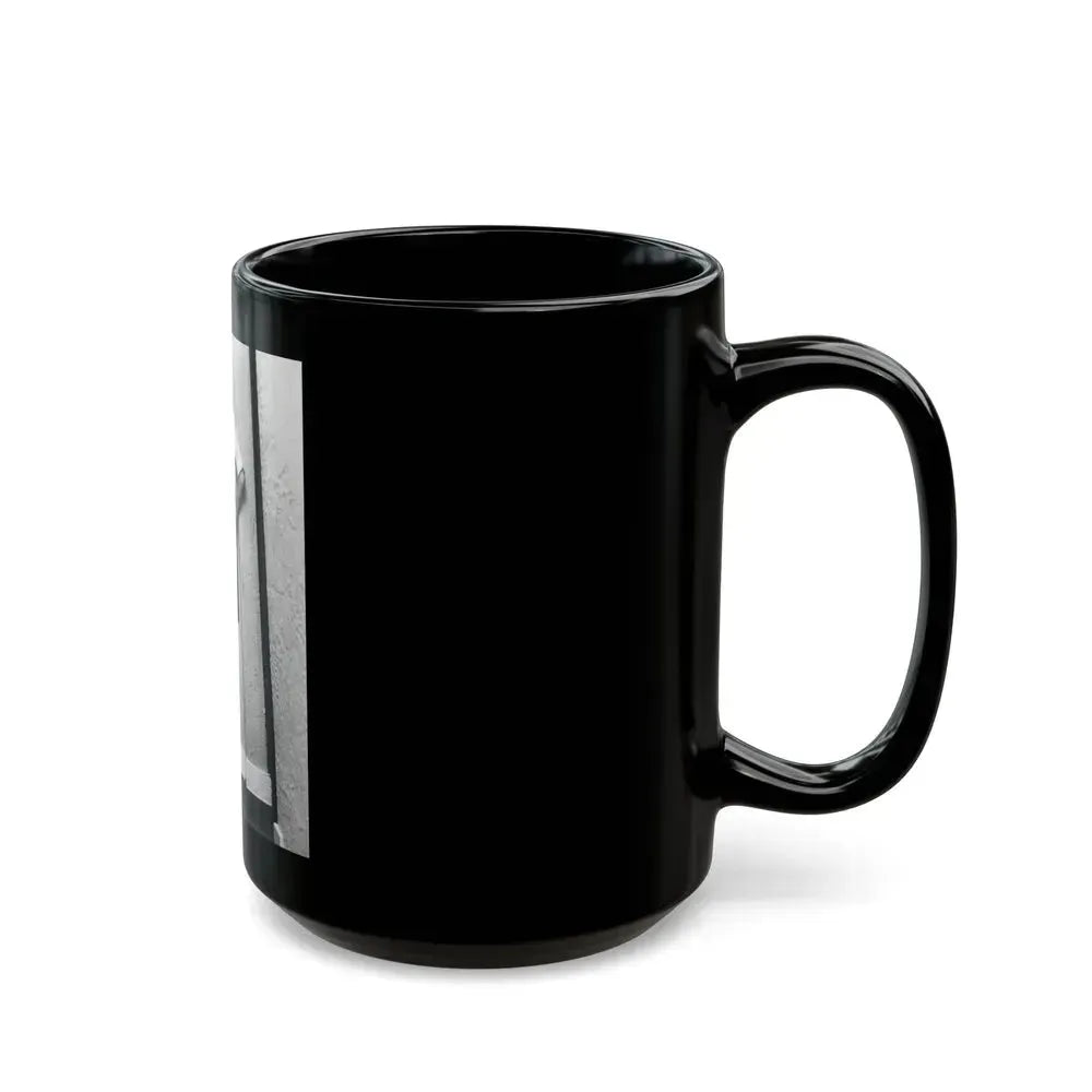 Barbara Nichols #463 (Vintage Female Icon) Black Coffee Mug - Go Mug Yourself