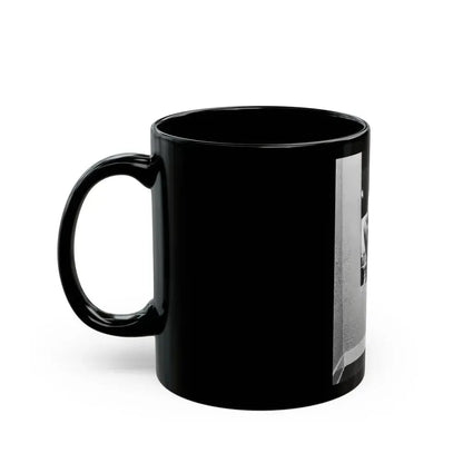 Barbara Nichols #463 (Vintage Female Icon) Black Coffee Mug - Go Mug Yourself