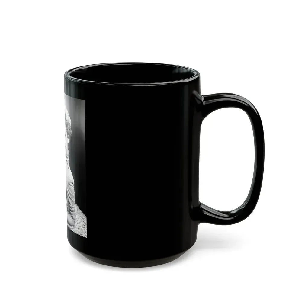 Barbara Nichols #464 (Vintage Female Icon) Black Coffee Mug - Go Mug Yourself