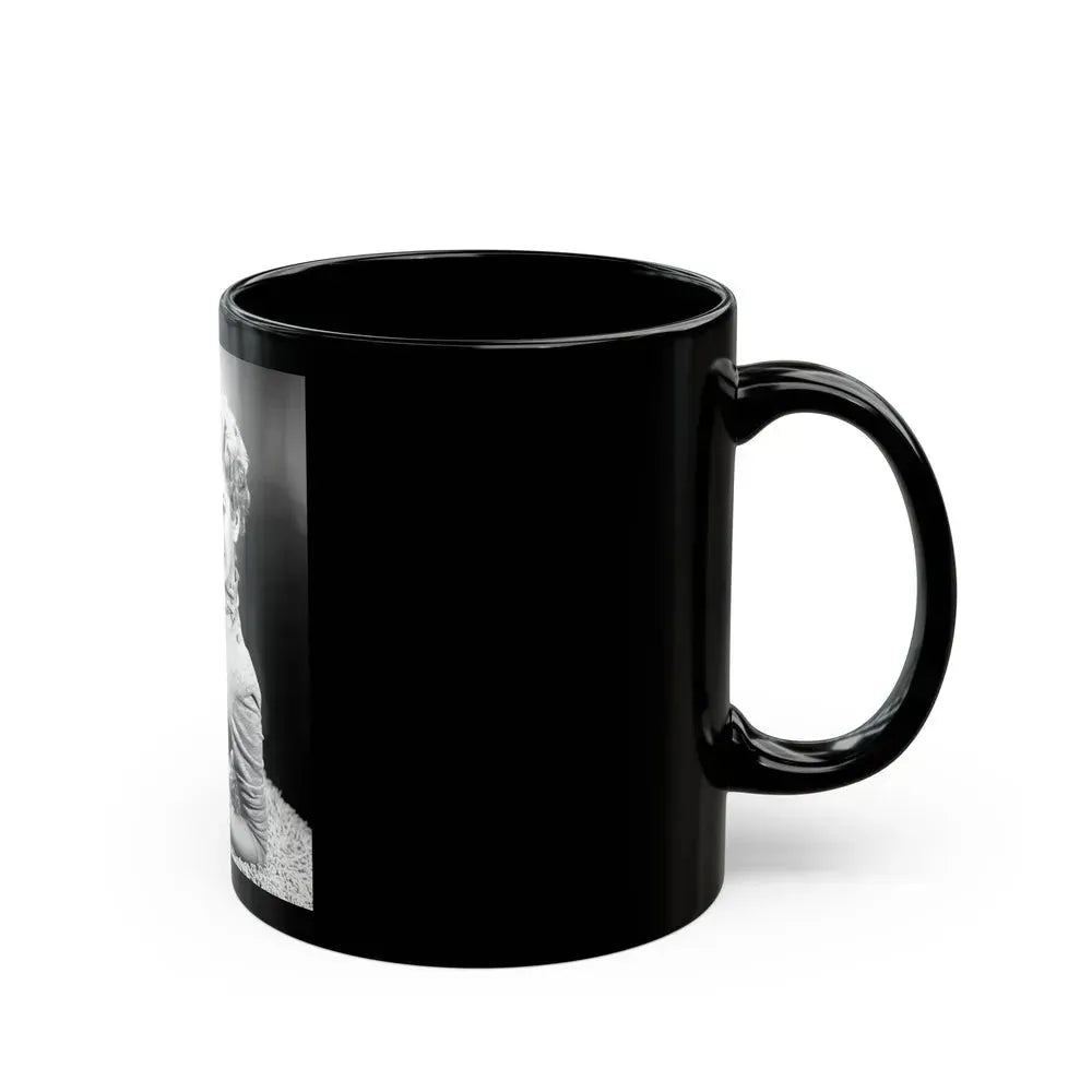 Barbara Nichols #464 (Vintage Female Icon) Black Coffee Mug - Go Mug Yourself