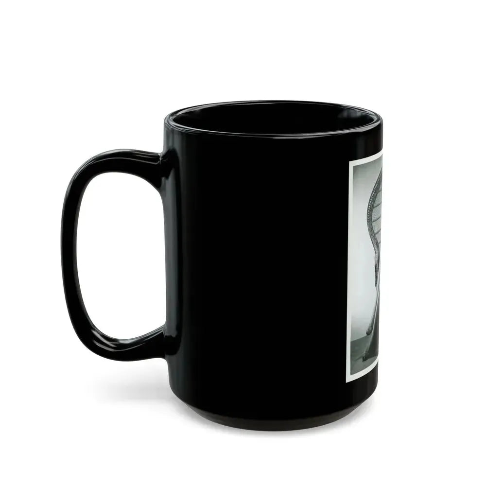 Barbara Nichols #467 (Vintage Female Icon) Black Coffee Mug - Go Mug Yourself