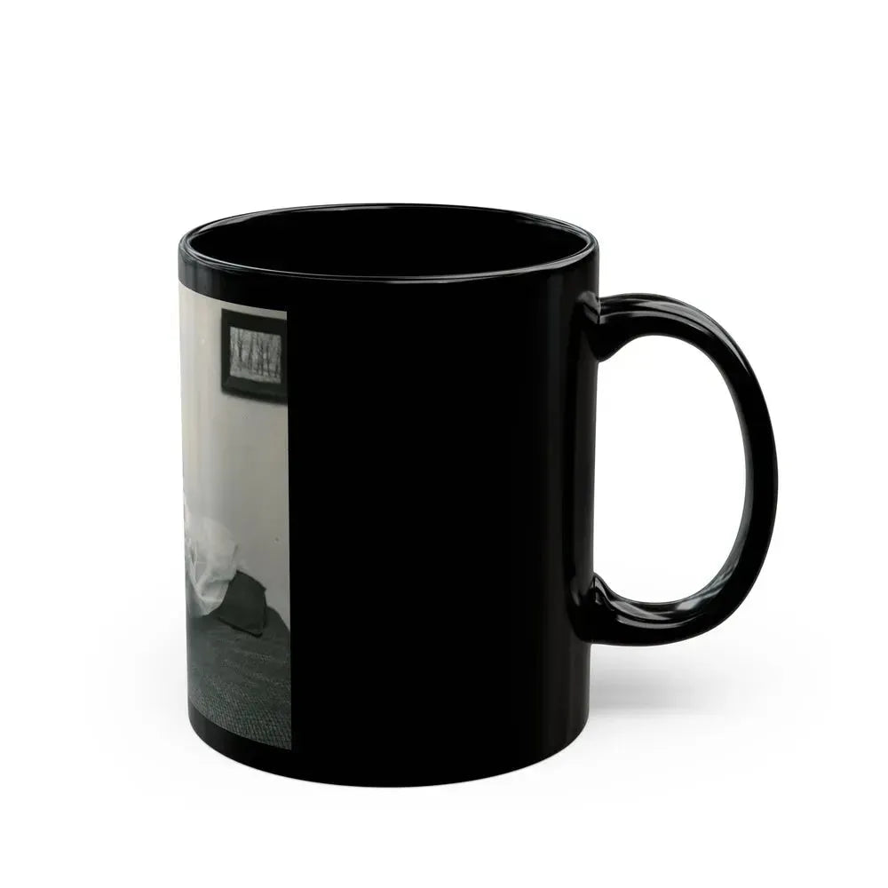 Barbara Nichols #472 (Vintage Female Icon) Black Coffee Mug - Go Mug Yourself