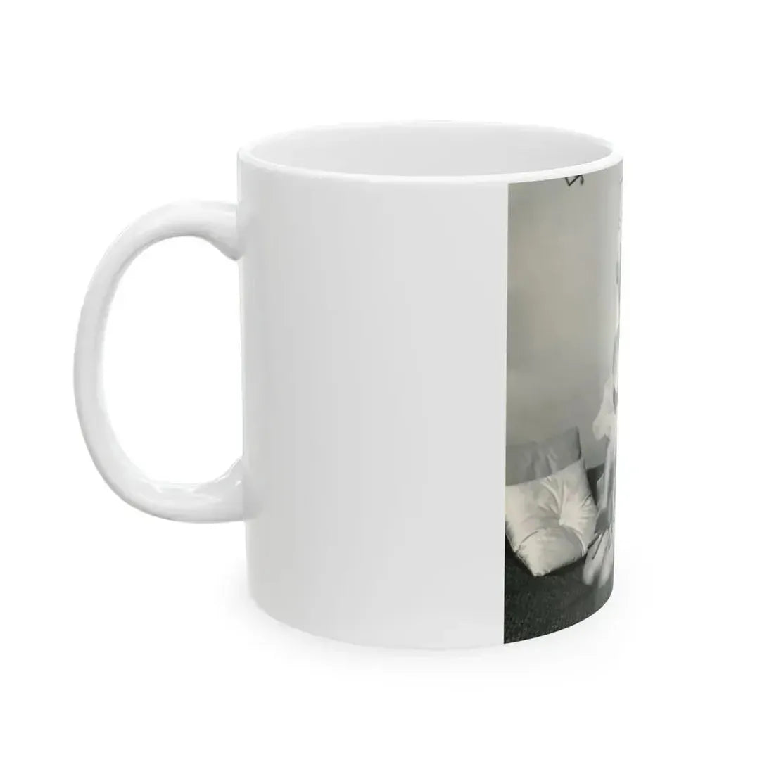 Barbara Nichols #472 (Vintage Female Icon) White Coffee Mug - Go Mug Yourself