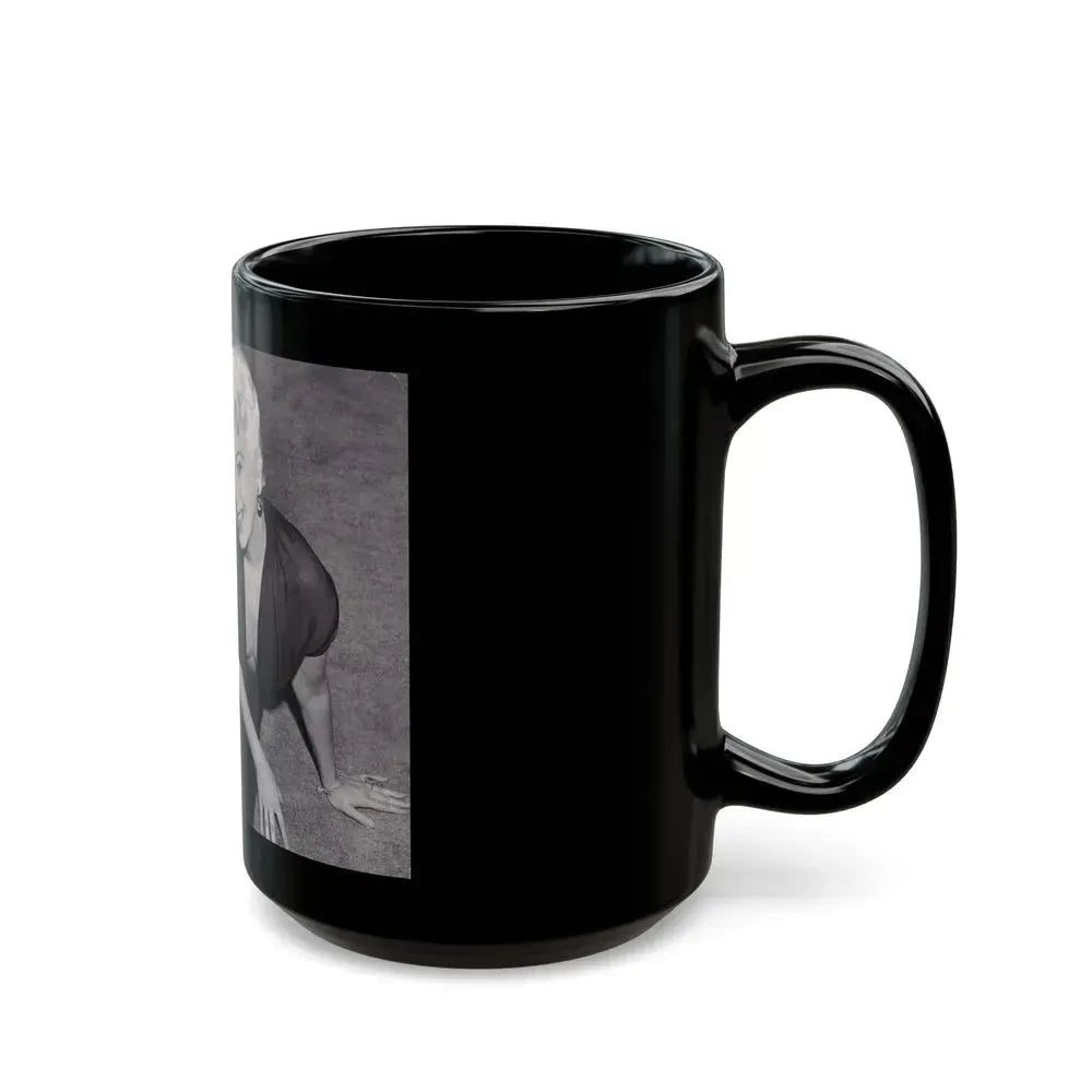 Barbara Nichols #474 (Vintage Female Icon) Black Coffee Mug - Go Mug Yourself
