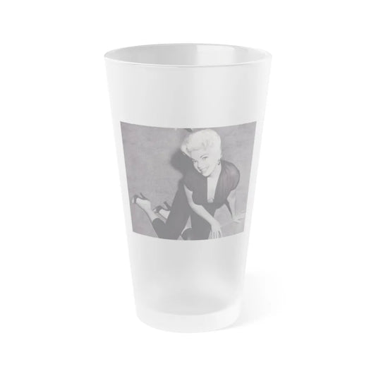 Barbara Nichols #474 (Vintage Female Icon) Frosted Pint Glass 16oz-16oz-Frosted-Go Mug Yourself