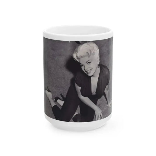 Barbara Nichols #474 (Vintage Female Icon) White Coffee Mug 15oz - Go Mug Yourself