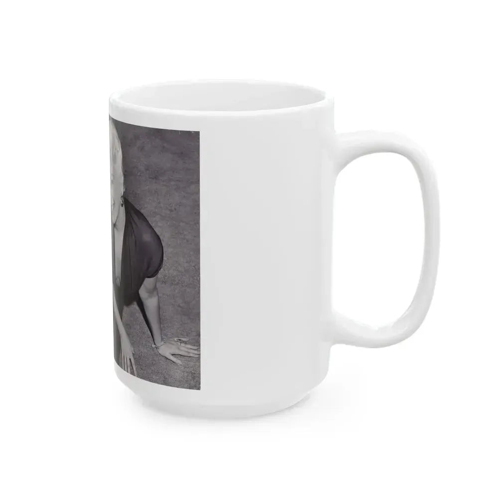 Barbara Nichols #474 (Vintage Female Icon) White Coffee Mug - Go Mug Yourself