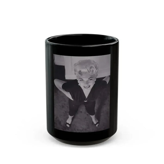 Barbara Nichols #475 (Vintage Female Icon) Black Coffee Mug 15oz - Go Mug Yourself