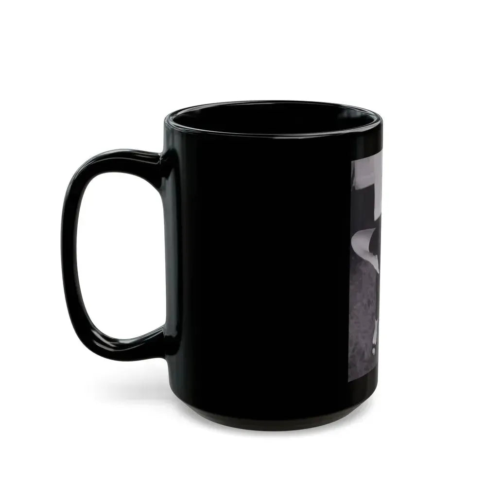 Barbara Nichols #475 (Vintage Female Icon) Black Coffee Mug - Go Mug Yourself