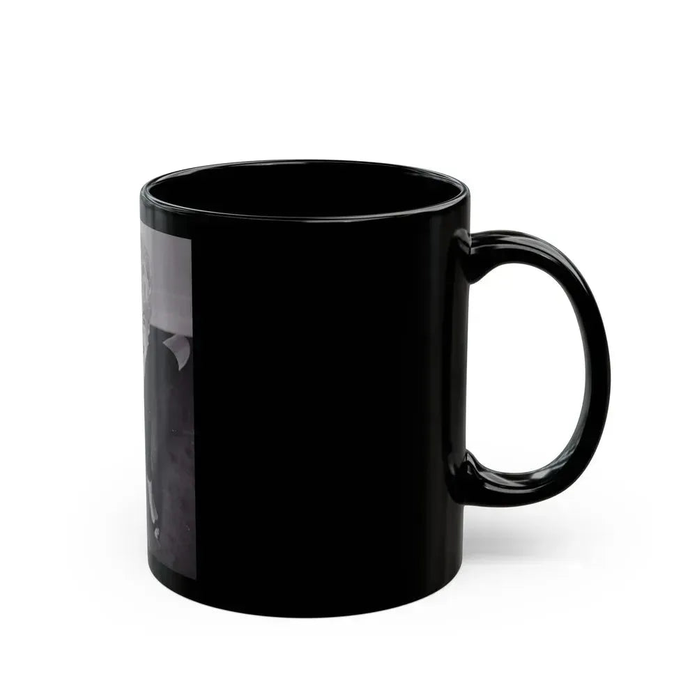 Barbara Nichols #475 (Vintage Female Icon) Black Coffee Mug - Go Mug Yourself