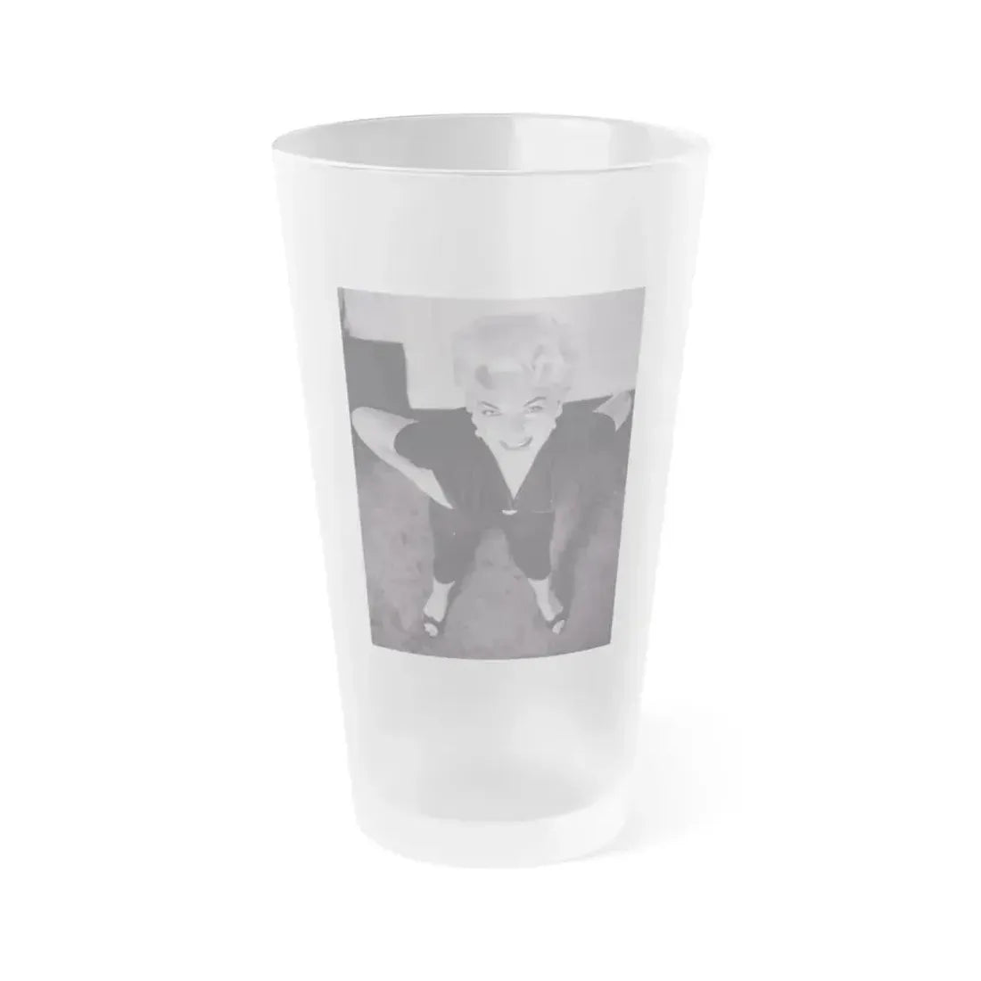 Barbara Nichols #475 (Vintage Female Icon) Frosted Pint Glass 16oz 16oz Frosted - Go Mug Yourself