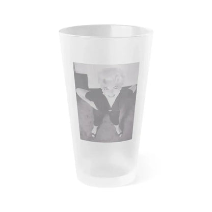 Barbara Nichols #475 (Vintage Female Icon) Frosted Pint Glass 16oz 16oz Frosted - Go Mug Yourself