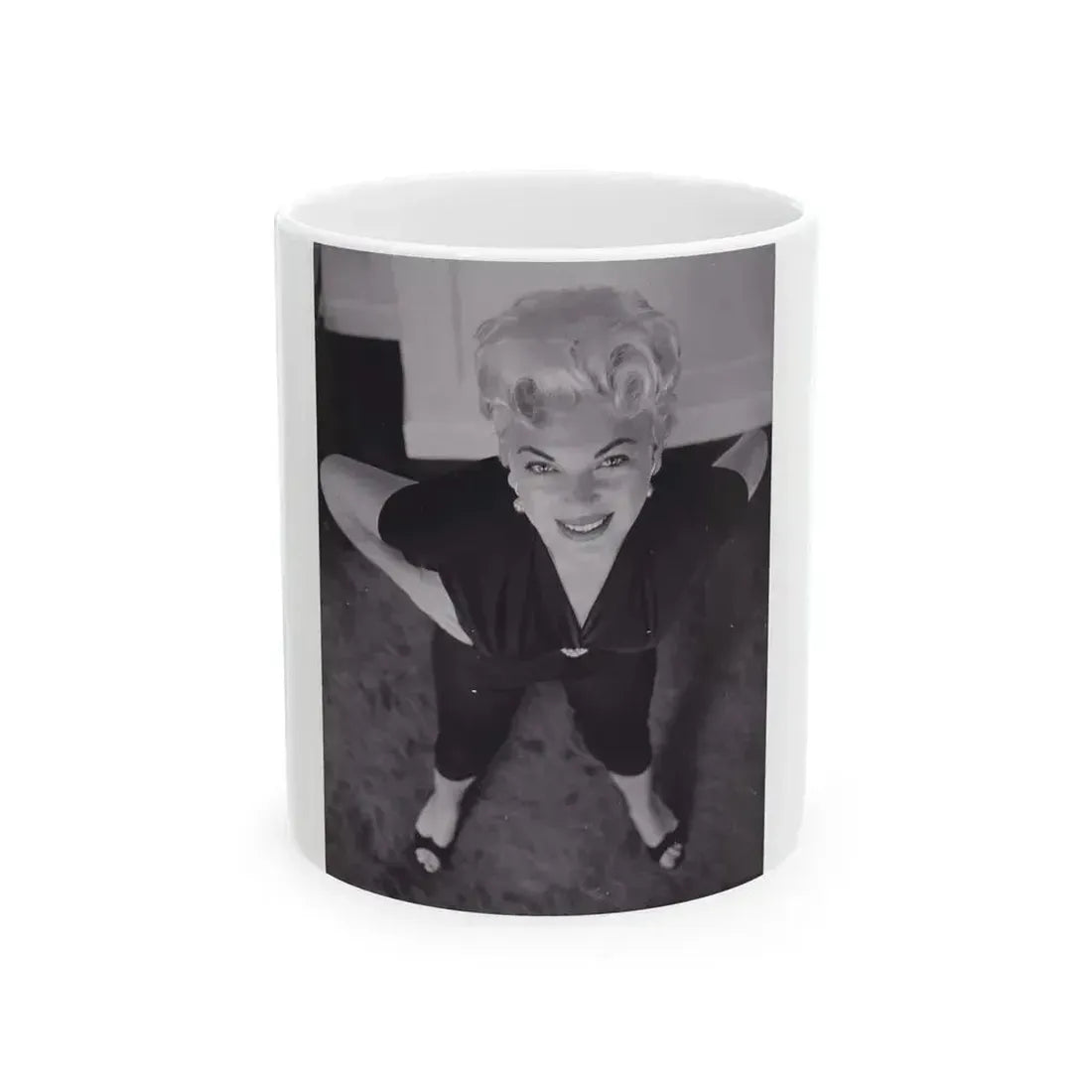 Barbara Nichols #475 (Vintage Female Icon) White Coffee Mug 11oz - Go Mug Yourself