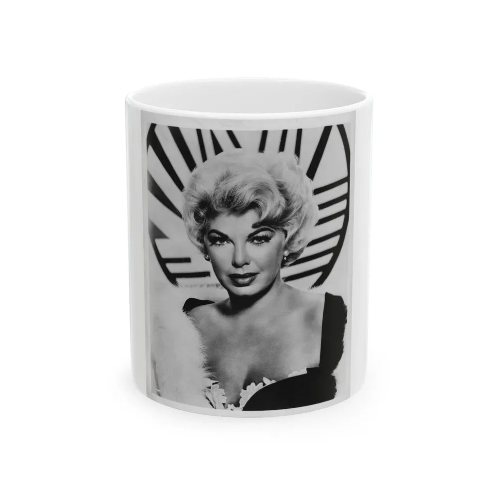 Barbara Nichols #478 (Vintage Female Icon) White Coffee Mug-11oz-Go Mug Yourself