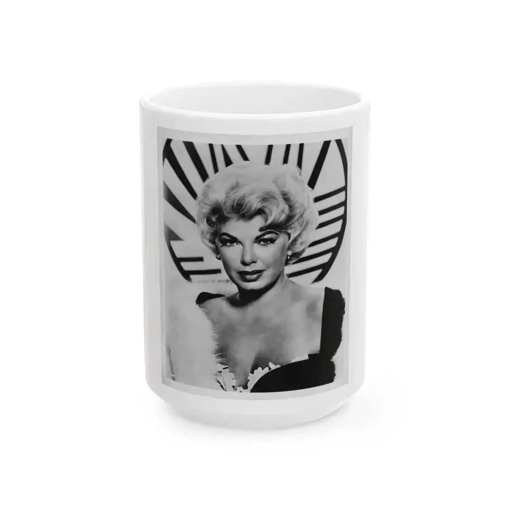 Barbara Nichols #478 (Vintage Female Icon) White Coffee Mug 15oz - Go Mug Yourself