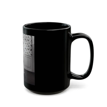 Barbara Nichols #479 (Vintage Female Icon) Black Coffee Mug - Go Mug Yourself