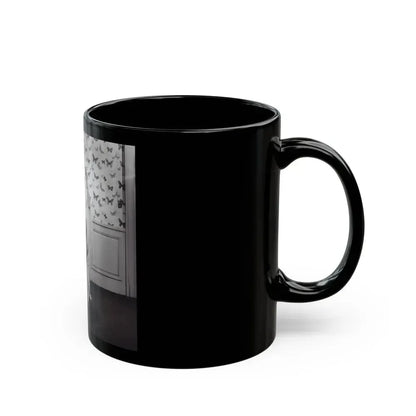 Barbara Nichols #479 (Vintage Female Icon) Black Coffee Mug - Go Mug Yourself
