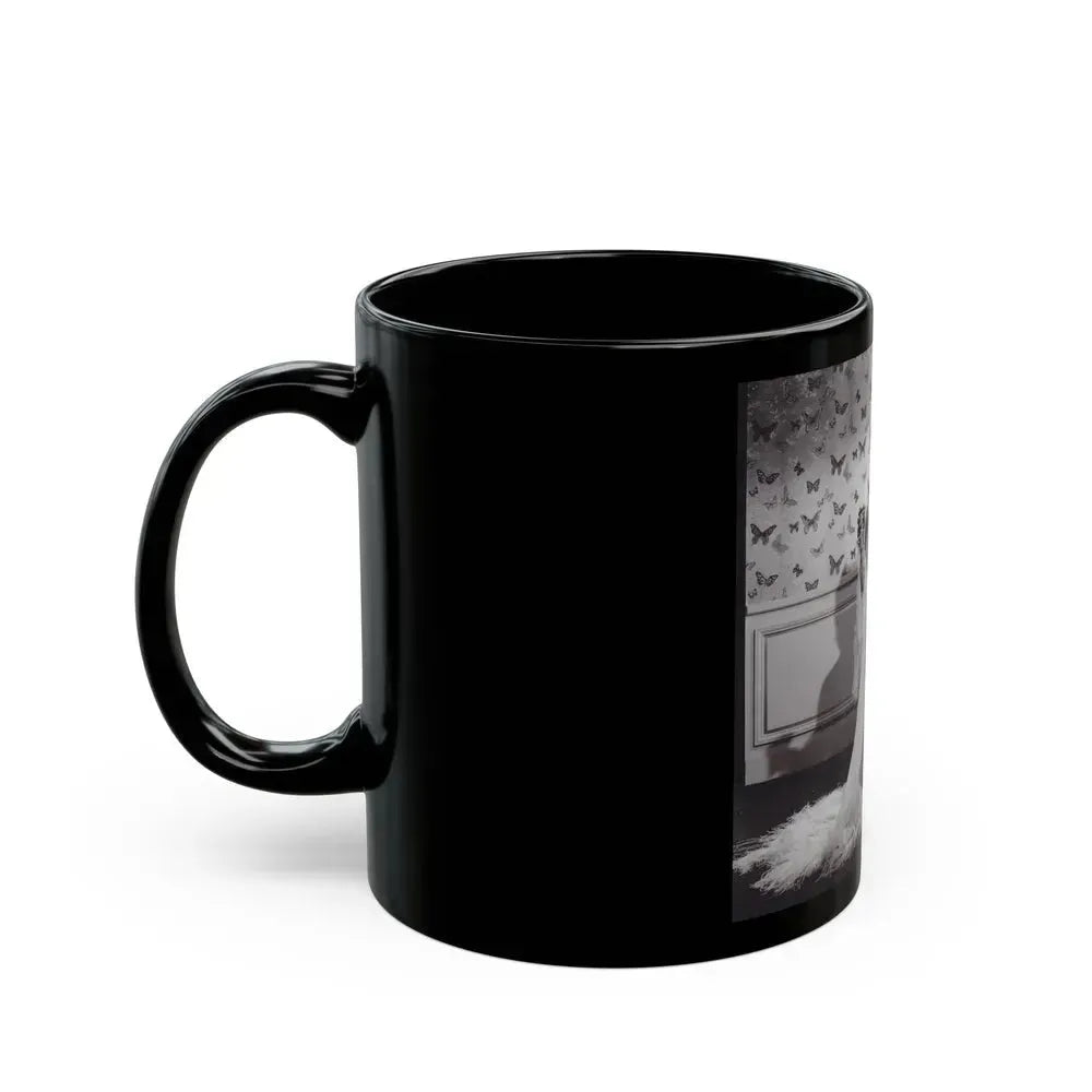 Barbara Nichols #479 (Vintage Female Icon) Black Coffee Mug - Go Mug Yourself