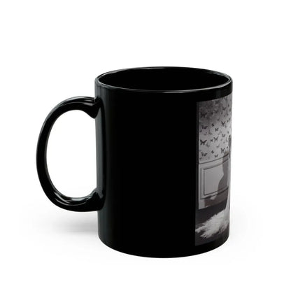 Barbara Nichols #479 (Vintage Female Icon) Black Coffee Mug - Go Mug Yourself