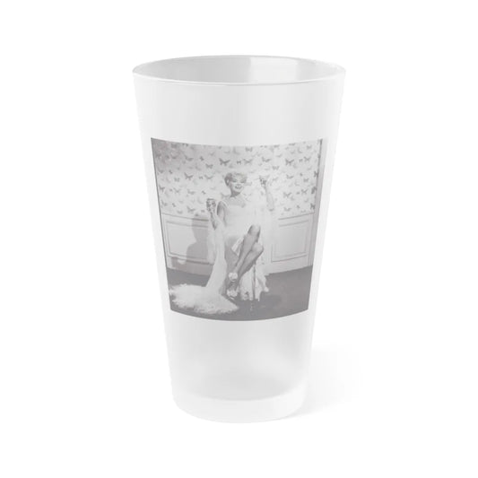 Barbara Nichols #479 (Vintage Female Icon) Frosted Pint Glass 16oz-16oz-Frosted-Go Mug Yourself