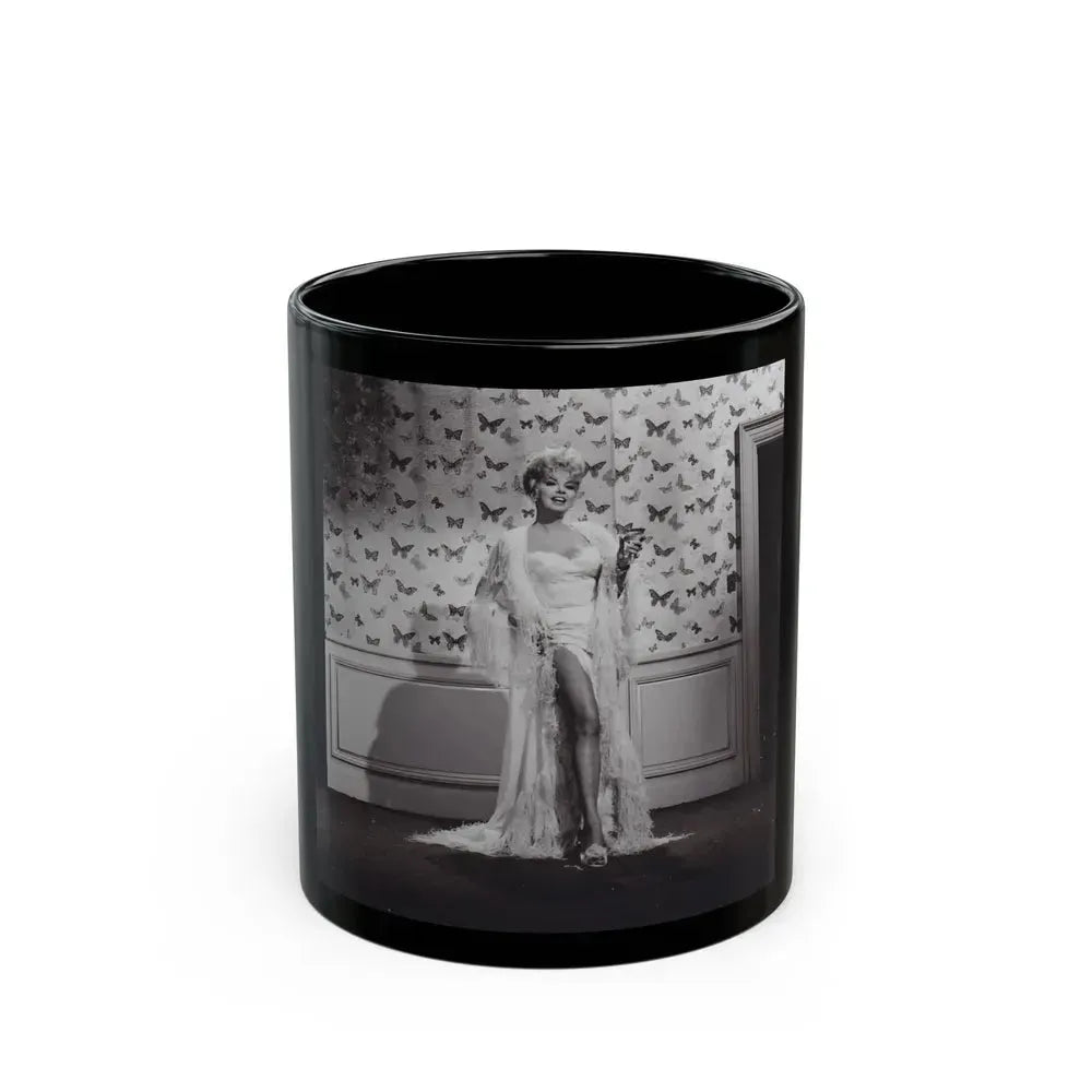 Barbara Nichols #480 (Vintage Female Icon) Black Coffee Mug 11oz - Go Mug Yourself