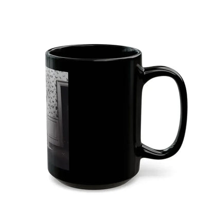 Barbara Nichols #480 (Vintage Female Icon) Black Coffee Mug - Go Mug Yourself