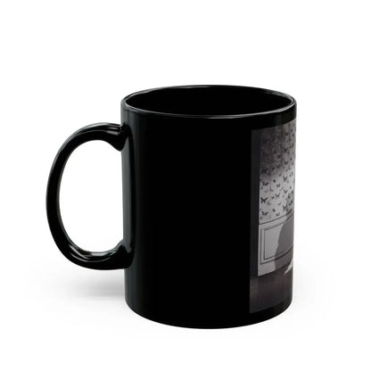 Barbara Nichols #480 (Vintage Female Icon) Black Coffee Mug - Go Mug Yourself