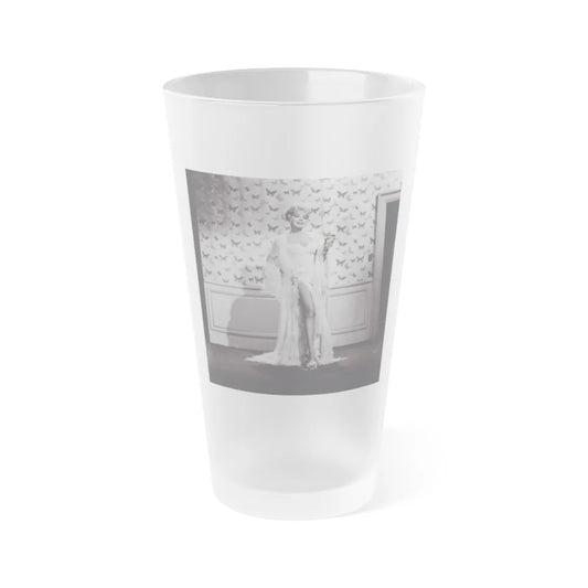 Barbara Nichols #480 (Vintage Female Icon) Frosted Pint Glass 16oz-16oz-Frosted-Go Mug Yourself