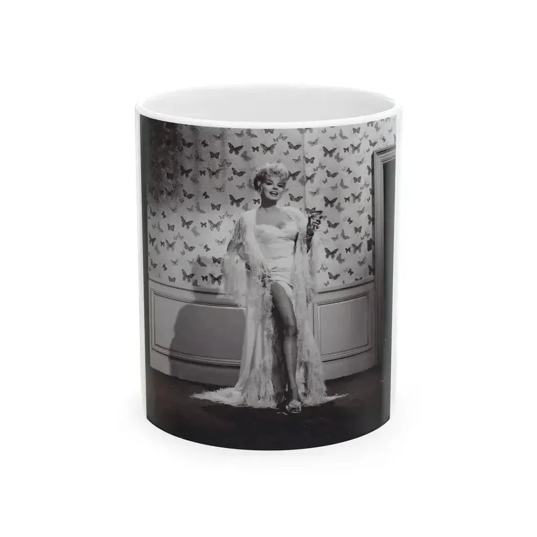 Barbara Nichols #480 (Vintage Female Icon) White Coffee Mug 11oz - Go Mug Yourself