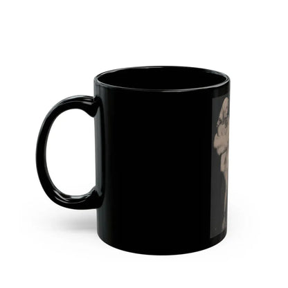 Barbara Nichols #487 - 1 Page & 1 B&W Photo from Cover Girls Models Mag. Nov. '52 (Vintage Female Icon) Black Coffee Mug - Go Mug Yourself