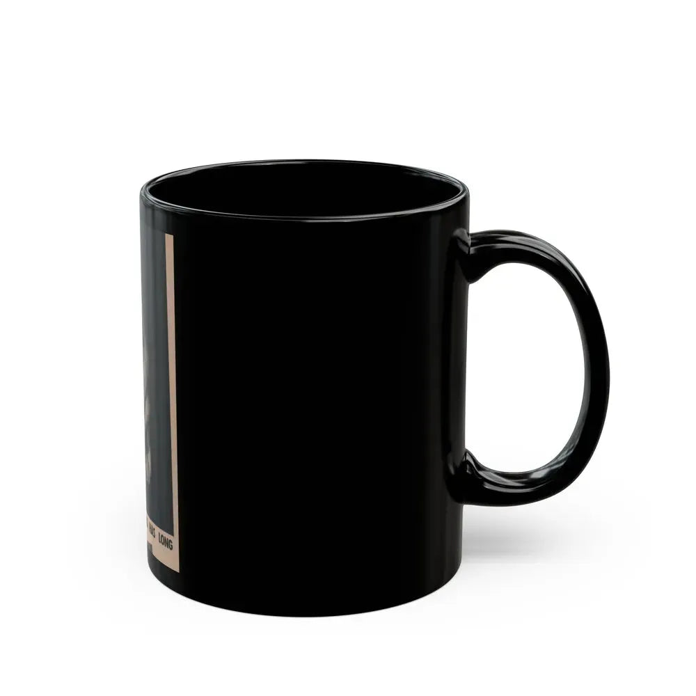 Barbara Nichols #488 - Part of Page & 1 B&W Photo from Cover Girls Models Mag. Nov. '52 (Vintage Female Icon) Black Coffee Mug - Go Mug Yourself