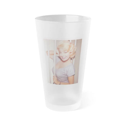 Barbara Nichols #492 (Vintage Female Icon) Frosted Pint Glass 16oz-16oz-Frosted-Go Mug Yourself