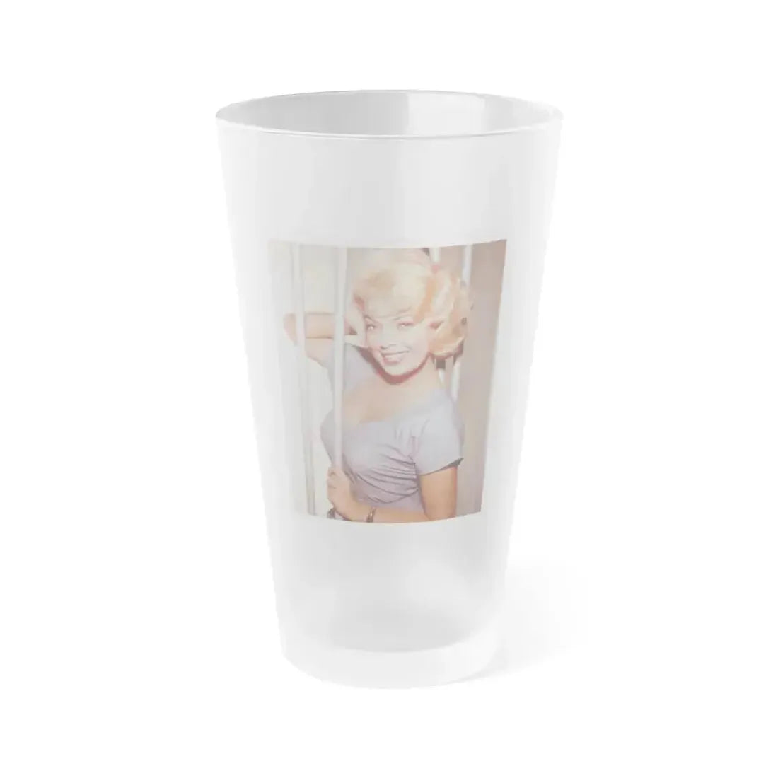 Barbara Nichols #492 (Vintage Female Icon) Frosted Pint Glass 16oz 16oz Frosted - Go Mug Yourself