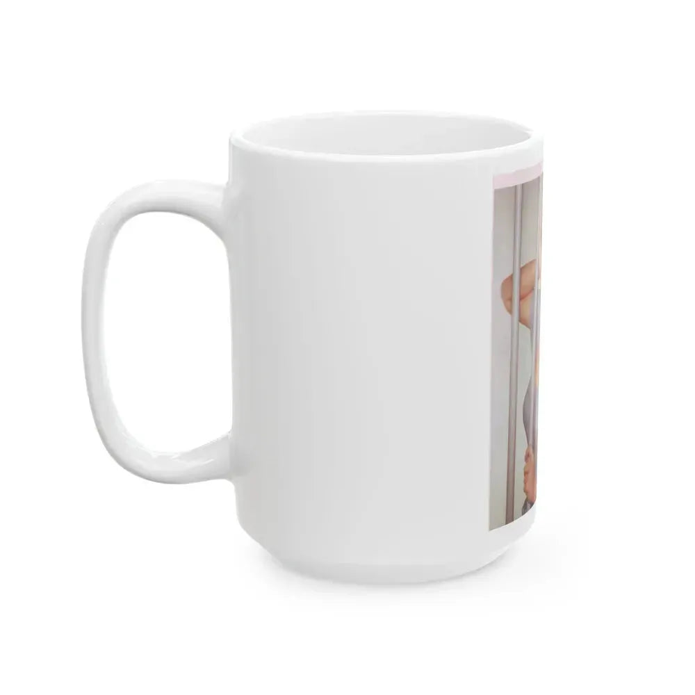 Barbara Nichols #492 (Vintage Female Icon) White Coffee Mug - Go Mug Yourself