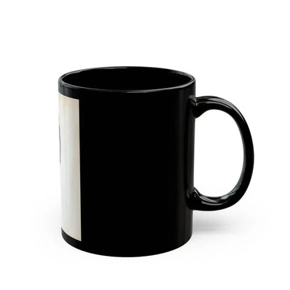 Barbara Nichols #499 (Vintage Female Icon) Black Coffee Mug - Go Mug Yourself