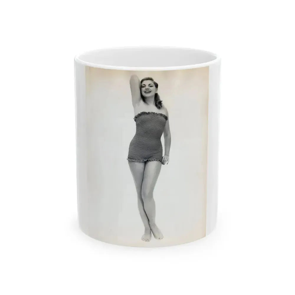 Barbara Nichols #499 (Vintage Female Icon) White Coffee Mug 11oz - Go Mug Yourself