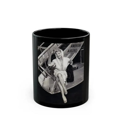 Barbara Nichols #500 (Vintage Female Icon) Black Coffee Mug 11oz - Go Mug Yourself