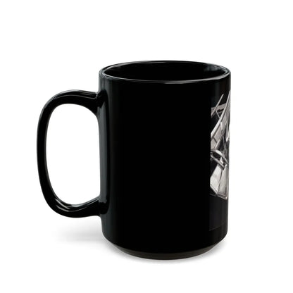 Barbara Nichols #500 (Vintage Female Icon) Black Coffee Mug-Go Mug Yourself