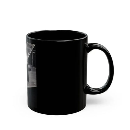 Barbara Nichols #500 (Vintage Female Icon) Black Coffee Mug - Go Mug Yourself
