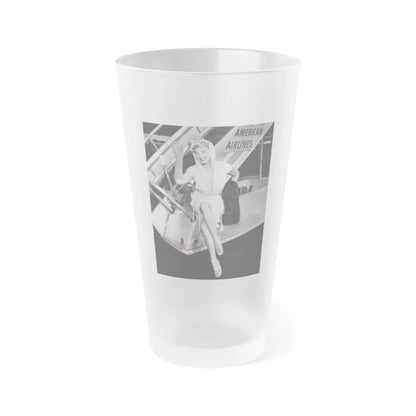 Barbara Nichols #500 (Vintage Female Icon) Frosted Pint Glass 16oz-16oz-Frosted-Go Mug Yourself