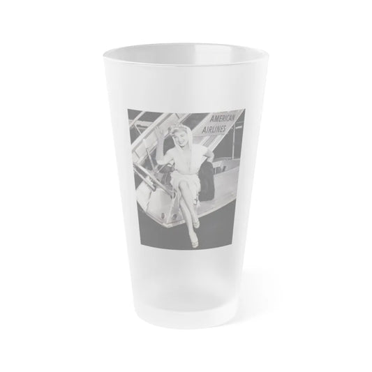 Barbara Nichols #500 (Vintage Female Icon) Frosted Pint Glass 16oz-16oz-Frosted-Go Mug Yourself