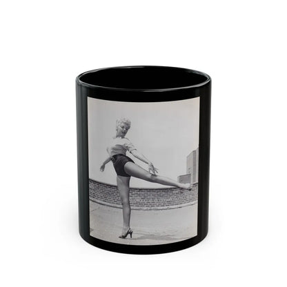 Barbara Nichols #508 (Vintage Female Icon) Black Coffee Mug-11oz-Go Mug Yourself