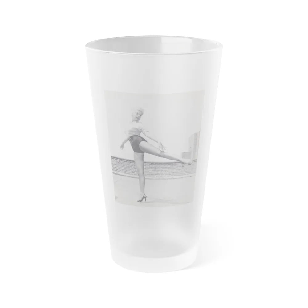 Barbara Nichols #508 (Vintage Female Icon) Frosted Pint Glass 16oz-16oz-Frosted-Go Mug Yourself