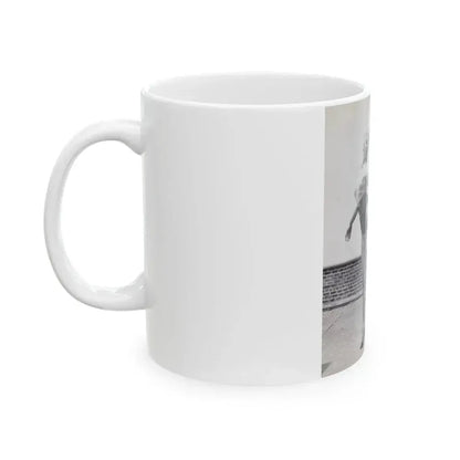 Barbara Nichols #508 (Vintage Female Icon) White Coffee Mug - Go Mug Yourself