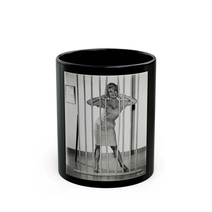 Barbara Nichols #510 (Vintage Female Icon) Black Coffee Mug-11oz-Go Mug Yourself