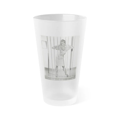 Barbara Nichols #510 (Vintage Female Icon) Frosted Pint Glass 16oz-16oz-Frosted-Go Mug Yourself