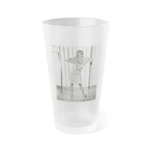 Barbara Nichols #510 (Vintage Female Icon) Frosted Pint Glass 16oz-16oz-Frosted-Go Mug Yourself