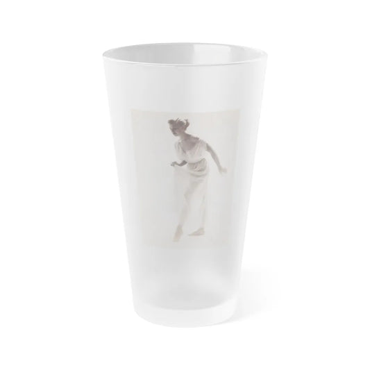 Barbara Nichols #512 (Vintage Female Icon) Frosted Pint Glass 16oz-16oz-Frosted-Go Mug Yourself